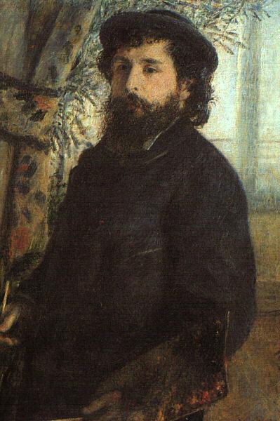 Portrait of Claude Monet, Pierre Renoir